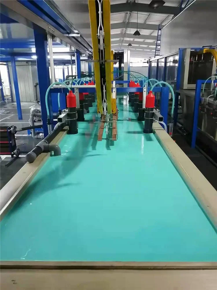 Special shaped workpiece electrophoresis line (4)