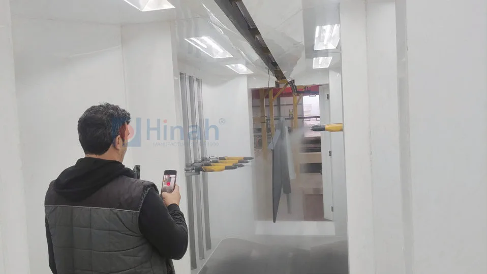 Automatic Powder Coating Line for Fence Mesh (2)