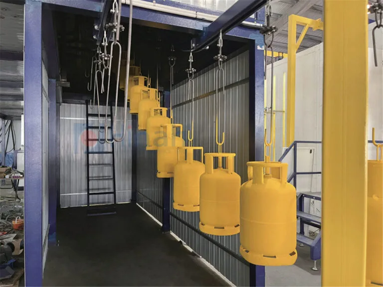 Automatic Powder Coating Line for Gas tanks (5)