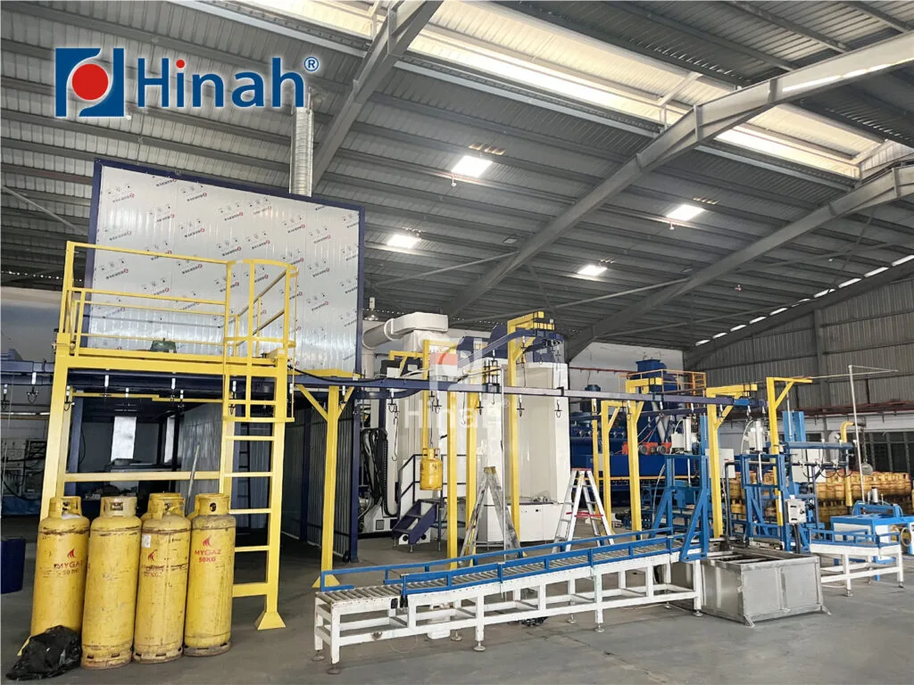 Automatic Powder Coating Line for Gas tanks (6)