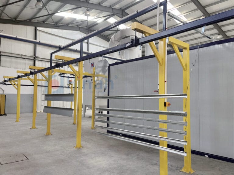 Large Horizontal Aluminium Automatic Powder Coating Line Line (2)