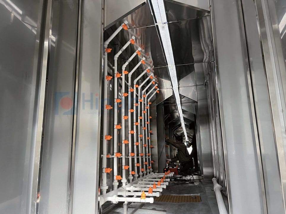 Large Horizontal Aluminium Automatic Powder Coating Line Line (3)
