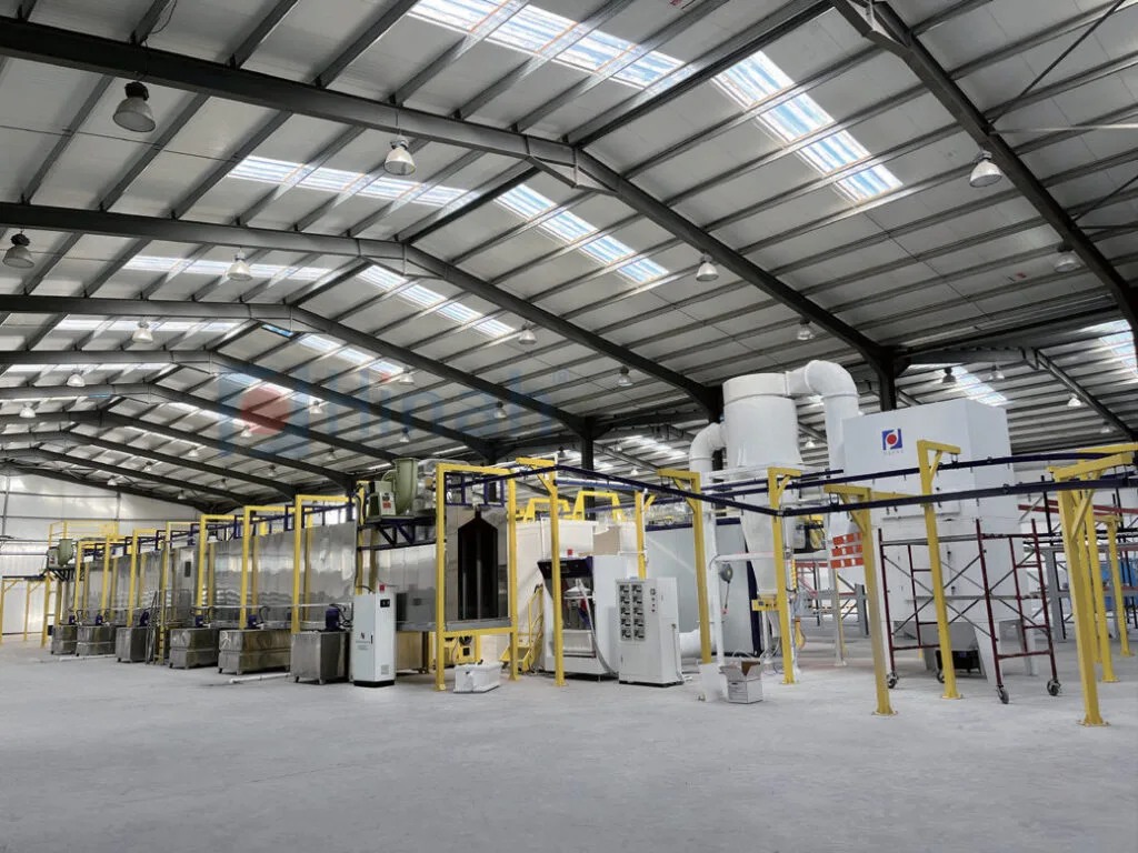 Large Horizontal Aluminium Automatic Powder Coating Line Line (4)