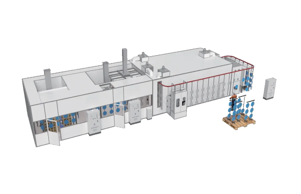 Liquid painting line (3)