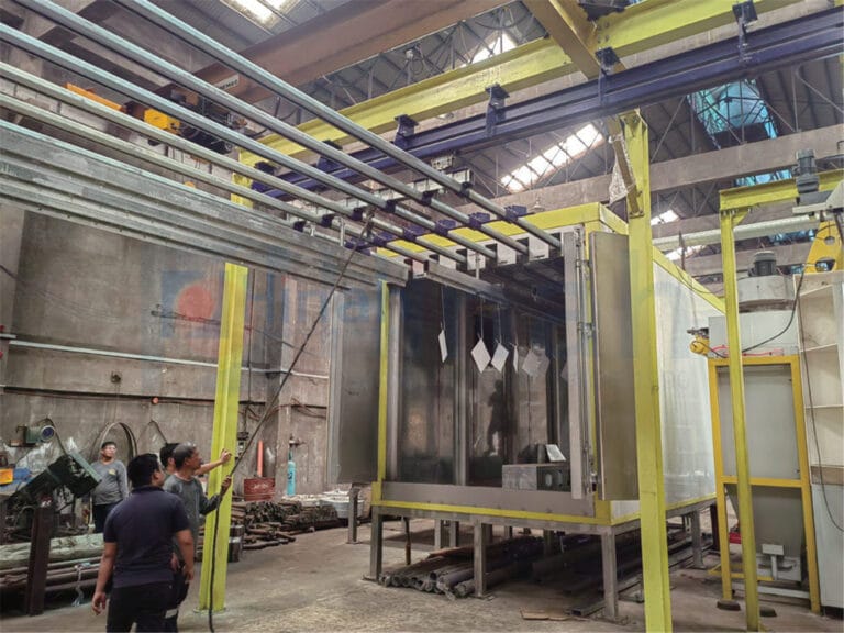 Manual Powder Coating Line for Aluminum Profiles (2)