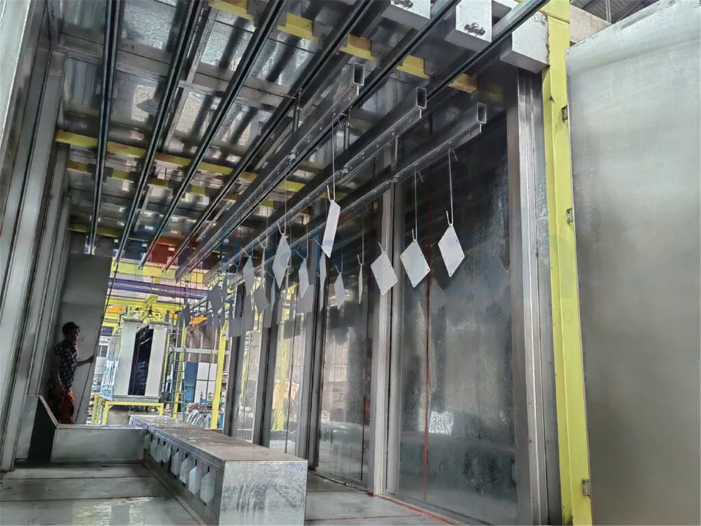 Manual Powder Coating Line for Aluminum Profiles (3)