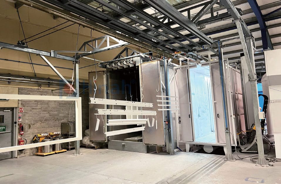 Manual Powder Coating Line for Fire Doors (2)
