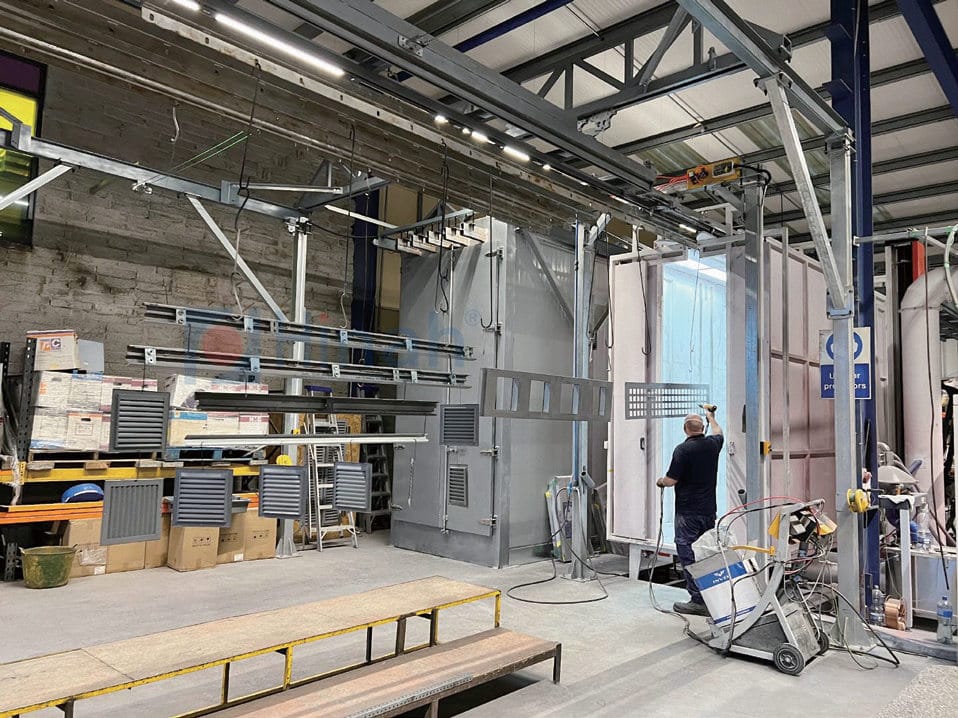 Manual Powder Coating Line for Fire Doors (3)
