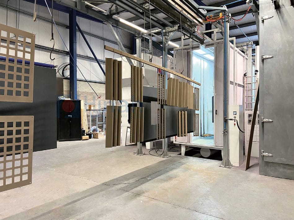 Manual Powder Coating Line for Fire Doors (4)