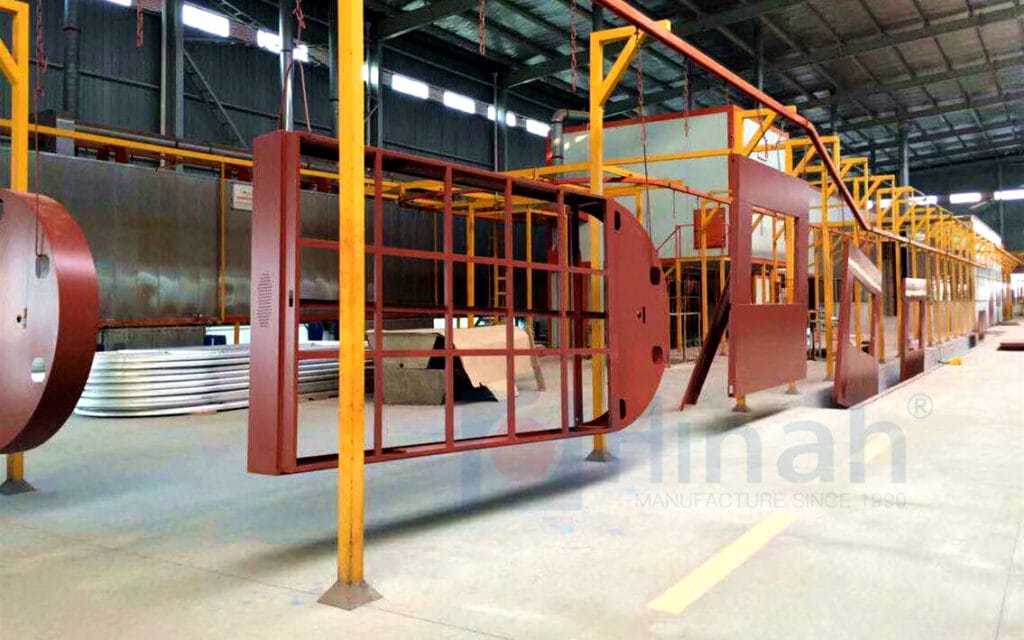 application-traffic transport Powder Coating Equipment Line (8)