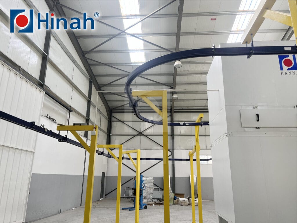 automated powder coating conveyor system-5