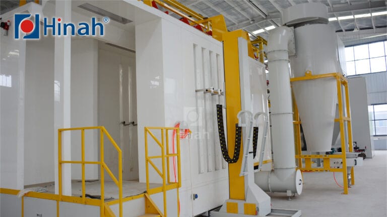 cyclone recovery system powder coating booth(1)